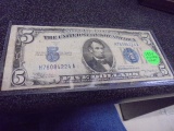 1934 Five Dollar Silver Certificate