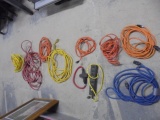 Large Group of Assorted Extension Cords