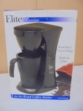Elite Cuisine 1 For the Road Coffee Brewer w/ Travel Mug