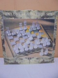 Deluxe Glass Chess Set