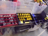 Group of 3 Large Organizers Filled w/ Screws & Hardware
