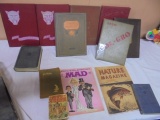 Large Group of Vintage Yearbooks-Books-Magazines