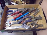 Large Group of Pliers-Adjustable Wrenches and More