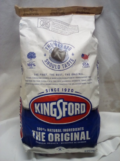 Single 16Lb Bag of Kingsford “The Original” Charcoal Briquets