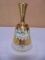 Vintage Murono 24kt Embellished Glass Bell