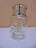 Vintage Number 13 Ball Ideal Glass Canning Jar