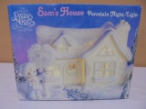 Precious Moments Collection Sugar Town Sam's House Porcelain Night Light