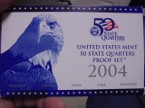 2004 United States Mint 50 State Quarters Proof Set