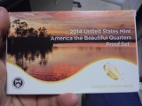 2014 United States Mint America The Beautiful Quarters Proof Set