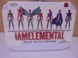 Iamelmental 7 Action Figures w/ Accessories & Shields & Trading Cards