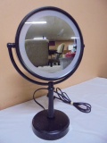 Double Sided Lighted Magnifying Make Up Mirro r