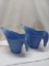Watering Cans. ½ Gallon Blue. Qty 2.
