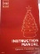 BCP 24” Extra Large Pre-Lit Hand-Painted Ceramic Christmas Tree
