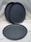 Set of 3 Dishwash, Microwave, & Freezer Safe Composite Giant Oval Plates