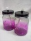 Pair of Purple Ombre Table Torches