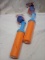Pair of NERF Super Soaker Storm Ball Striker Bats for Ages 6+