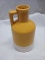 Flower Market 7” Yellow and White Decorative Ceramic Jug/ Flower Vase