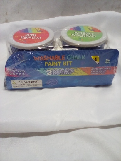 2Pc Washable Chalk Paint Kit for Ages 3+