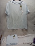 Lot of 4 Ultra Light Blue Goodfellow&Co Womens Tees-XL-Tags Say $6 Each