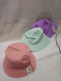 Set of 3 Assorted Bucket Hats