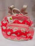 Coral/Pink BOHO Style Mini Backpack