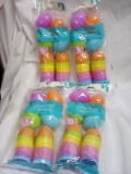 4 Packs of 8 Pastel Easter Treat Containers