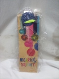 Cakewalk “Merry & Bright”  Wine Bottle Gift Bags. Qty 10