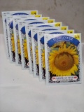 8 Packs of Mammoth Russian Sunflower American Seeds
