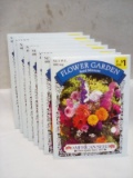 8 Packs of Flower Garden Seed Mixture American Seeds