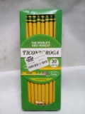 30 Pack of Ticonderoga #2 HB Pre-Sharpened Pencils