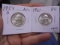1954 D Mint & 1961 Silver Washington Quarters
