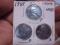 P-D-S Mint WWII Steel Cents