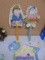 5pc Group of Wooden Easter Yard & Wall Décor