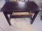 Antique Solid Wood Library Table w/ Drawer