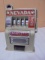 Vintage Las Vegas Heavy Metal Slot Machine Bank