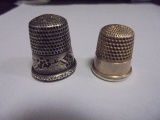 2 Sterling Silver Thimbles