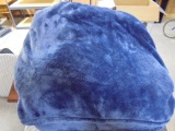 Blue Plush Queen Size Blanket