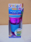 Snackeez! 2-in-1 Snack & Drink Cup