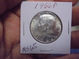 1966 P-Mint 40% Silver Kennedy Half Dollar