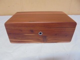 Vintage Lane Cedar Keepsake Box