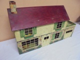 Vintage Tin Litho Doll House