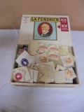 Vintage Cigar Box Filled w/ Stamp Collection