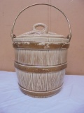 Vintage McCoy Oaken Bucket Cookie Jar