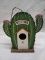 Hanging Decorative Cactus Bird House/Feeder