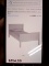 Alaterre Harmony White Twin Size Platform Bed. MSRP: $354.99