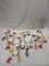 17Pc Lot of Assorted Bead Monograms- 15 Letters, 2 Shapes w/ Words