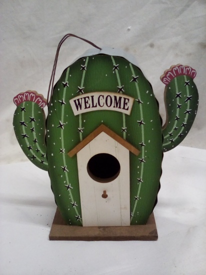 Hanging Decorative Cactus Bird House/Feeder