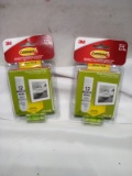 Command Brand Qty 2- Pack of 12- 12lb Picture Hanging Strips w/ Level.