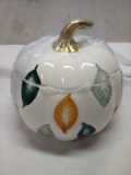 Decorative Ceramic Pumpkin Canister- Tag Says $15