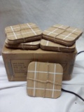 Set of 10 3.75”x3.75” Wooden Coasters